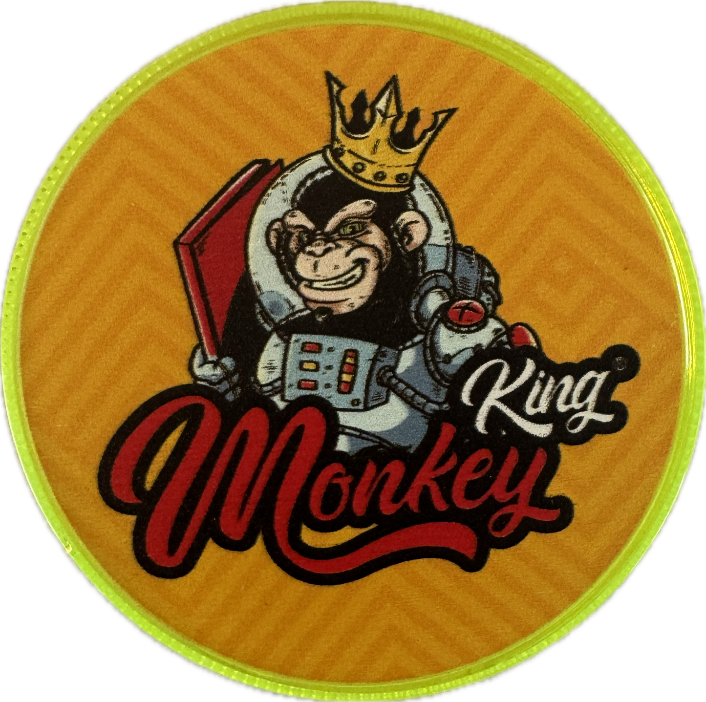 Grinder Plastik 3tlg - Monkey King Logo Design