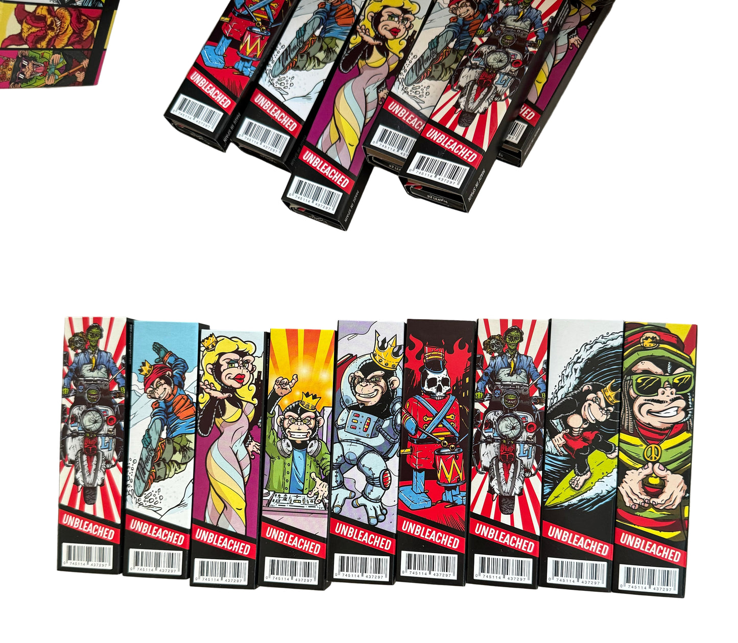 Longpaper mit Unterlage + Tips (wechs. Motive)