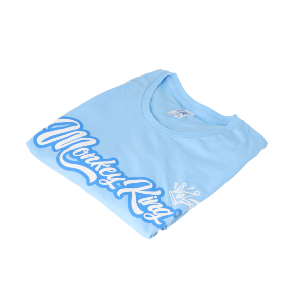 Tshirt Blau mit Monkey King Schriftzug