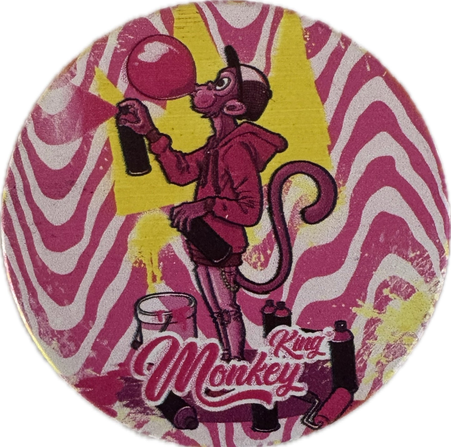 Metallgrinder Monkey King - Pink Sprayer