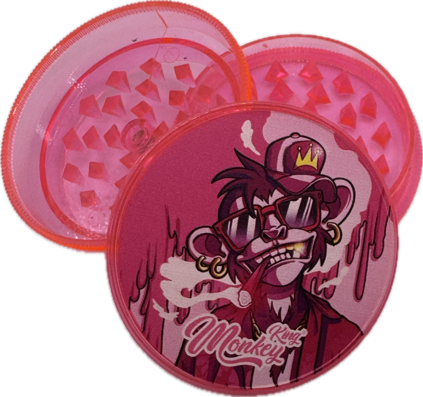 Monkey King Plastikgrinder 3tlg - Hip Hop Monkey