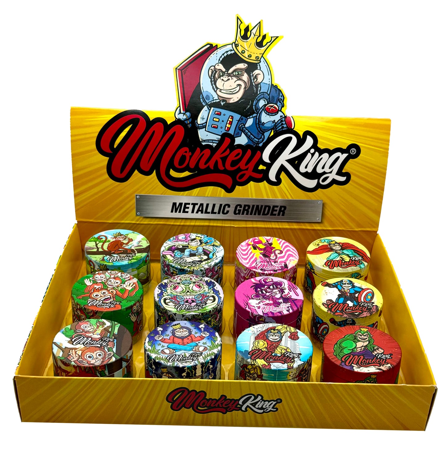 Metallgrinder Monkey King mit Sieb