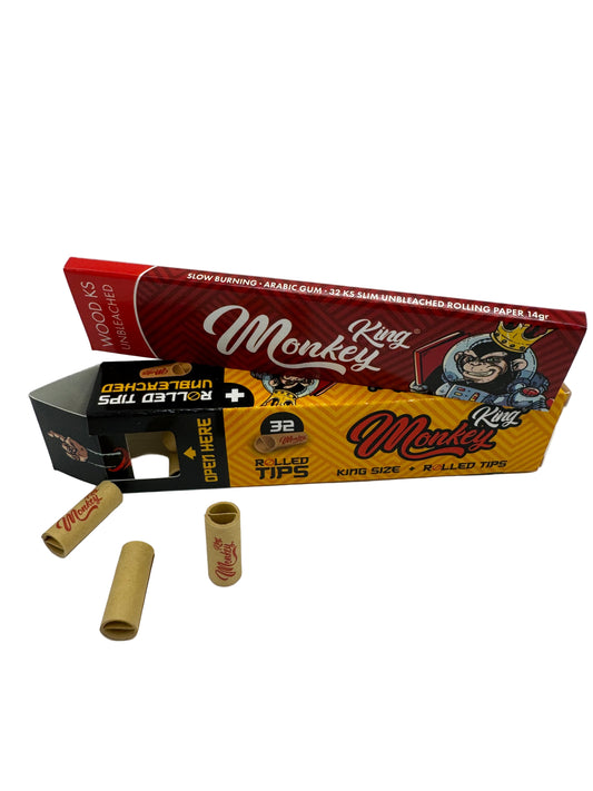 Paper unbleached mit PreRolled Tips (32stck.)