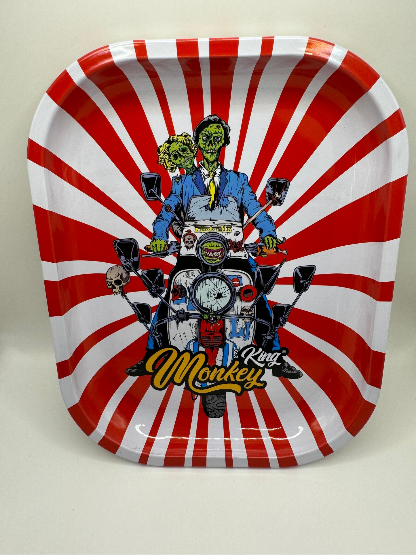 Rolling-Tray aus Metall - Vespa Ghost Rider Monkey King