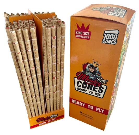1000 Cones Unbleached